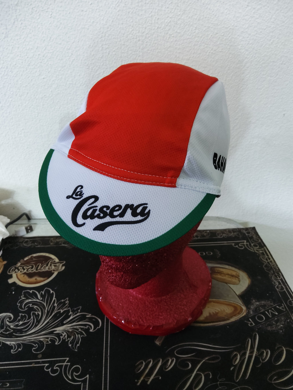 NEW Vintage Cycling Cap - "La Casera - Bahamontes" Team - Quick Dry Cyclist Cap